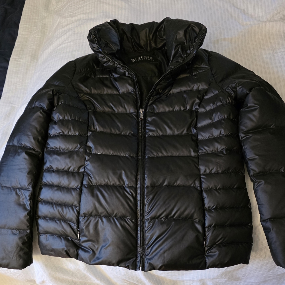 Guess Black Puffer Jacket